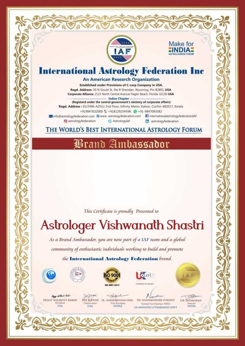 Astrologer Vishwanath Shastri
